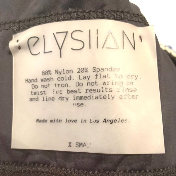 Elysiian One-Shoulder Milos Bikini Black Geometric S/XS Resort Beach Cruise - Picture 9 of 12